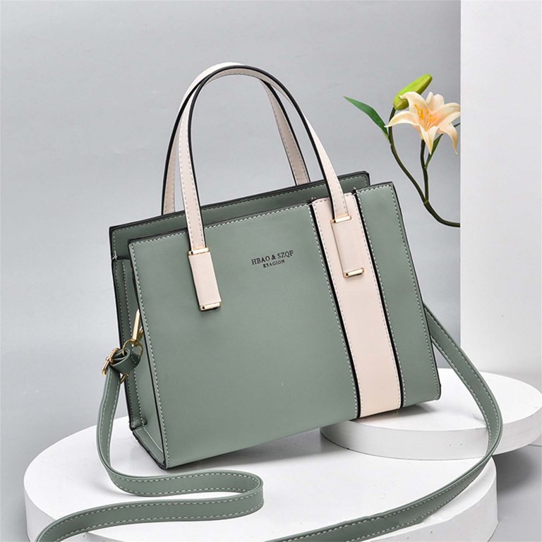 Trendy Zipper Shoulder Bag, Fashion Colorblock Fanny Pack, Stylish Letter  Detail Purse