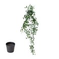 thumbnail image 5 of Hanging Artificial Pothos with Pot, Faux Trailing Green Vine Plant for Indoor Wall Shelf Home Decor, 5 of 6