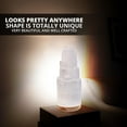 thumbnail image 5 of Himalayan Glow Natural Selenite Crystal Lamp, USB Cord with Wooden Base (2-4 lbs), 5 of 9
