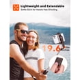 thumbnail image 5 of hohem iSteady Q Gimbal Stabilizer for Smartphone, 1 Axis Selfie Stick Tripod with Face Tracking, 360° Rotation, 4 in 1 Portable Phone Tripod w/Extendable Stick for iPhone 14/Android Video Recording, 5 of 5
