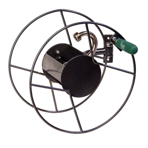 Manguera de jardín Yard Butler Compact con soporte giratorio de 180°
