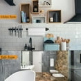 thumbnail image 4 of Goyunwell Paper Towel Holders Black Paper Towels Rolls - for Kitchen,Paper Bulk- Self-Adhesive Under Cabinet,Both Available in Adhesive and Screws,Stainless Steel, 4 of 5