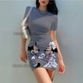 thumbnail image 3 of Nuevo vestido ajustado de manga corta, conjunto bonito y Sexy, trajes a la moda para mujer, vestidos elegantes para mujer, ropa Y2k, 3 of 5