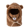 thumbnail image 1 of CEHVOM Women's Winter Warm And Windproof And Cold-Proof Plus Velvet Scarf Mask Bib One-Piece Ear Protection Hat, 1 of 7