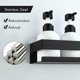 thumbnail image 2 of Innovador organizador de ducha, de acero inoxidable, que se instala sin necesidad de taladrar, material duradero para una mayor durabilidad, diseño multiusos ideal para varias habitaciones, 2 of 5