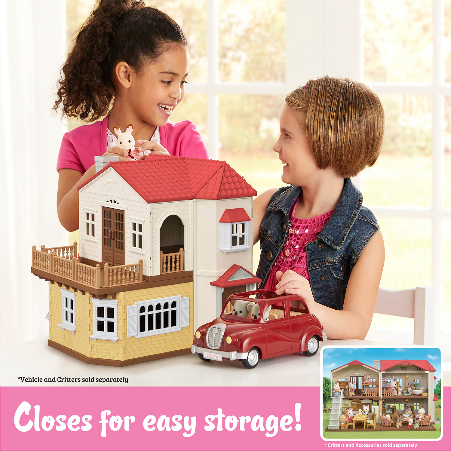 Calico Critters Red Roof Country Home, Dollhouse Playset - image 2 of 5