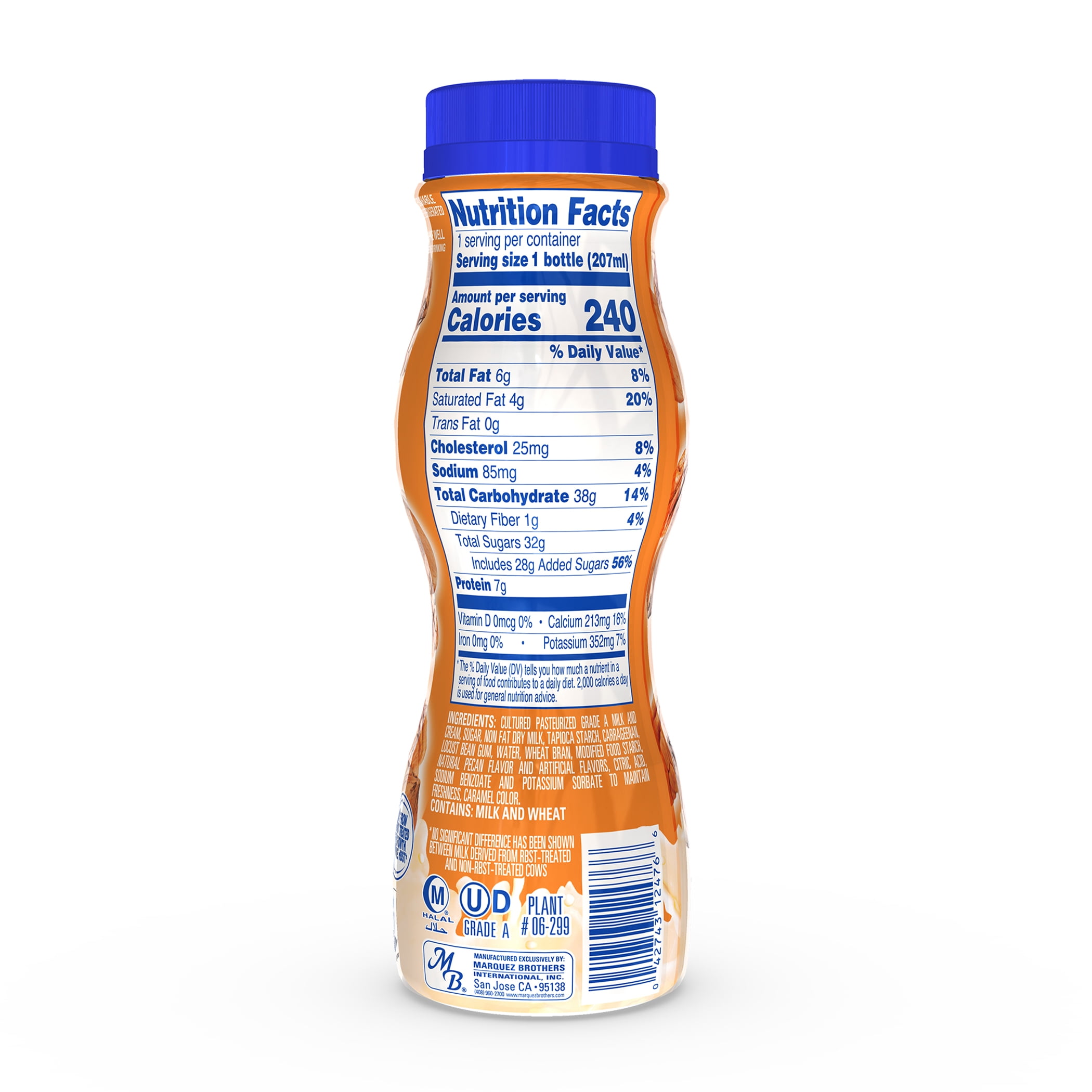 El Mexicano Saborico, Pecan Smoothie Yogurt Drink 7 fl oz Bottle