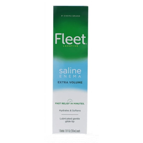 Fleet Enema, Ready-to-Use Saline Laxative 7.8 fl oz