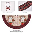 thumbnail image 4 of Sigee Christmas Gnome star for Christmas Decoration Tree Skirt Christmas Plaid Tree Skirt,Christmas home decor Holiday Tree Skirt Fits TChristmas Tree-48", 4 of 6