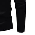 thumbnail image 6 of FRSASU Men's Quarter Zip Golf Pullover Sweater with Mock Collar, thermal Merino Wool, Breathable Soft Fabric Black, 6 of 6