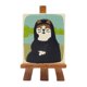 thumbnail image 1 of Estatua de resina, adorno de estantería de gato, estatua de mesa de gato lindo, escultura animal compacta y ligera, 1 of 9