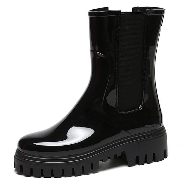 Botas Lluvia Zapatos Mujer Impermeable Antideslizante para Al Aire Libre