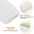 thumbnail image 4 of 6pcs Car Seat Belt Pad Soft Fiber Seatbelt Shoulder Strap Covers Comfortable Driving Cushion Universal Car Accessories for Car, White, 4 of 7