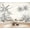 Color 4, variant on Wallpaper Tropical Jungle Palm Tree Banana Plants Pineapple Pink Peel and Stick Wall Murals 100"H x 144"W Removable PVC Wall Paper Self-Adhesive Wall Paintings Art Decor for Bedroom Living Room