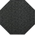 thumbnail image 1 of Indoor Outdoor custom size area rugs made in USA comes in Ten colors and Nine shapes rectangular,round,square,runners,oval,hexagon,octagon,half round - Black, 8' Octagon Area Rugs, 1 of 1