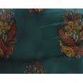thumbnail image 4 of oneOone Georgette Viscose Fabric Leaves & Floral Block Print Fabric By Yard 42 Inch Wide, 4 of 6