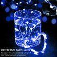 thumbnail image 2 of Guirnalda de luces LED chzk, 2 m, 20 luces LED centelleantes, azul, 2 of 7