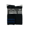 thumbnail image 2 of High Ridge Gear Men's Premium Cotton Crew Socks, 4 Pack, 2 of 4