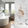thumbnail image 2 of Yayeee 2 Pack Hand Towels for Bathroom 100% Cotton 16" x 28" Soft Absorbent Kitchen Towel, Fall Leaves, 2 of 7
