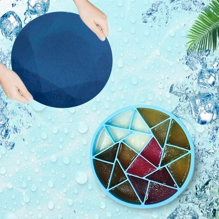 

Tiitstoy DIY Ice Mould for Auxiliary Food Box with Silica Gel Ice Lattice and Cover