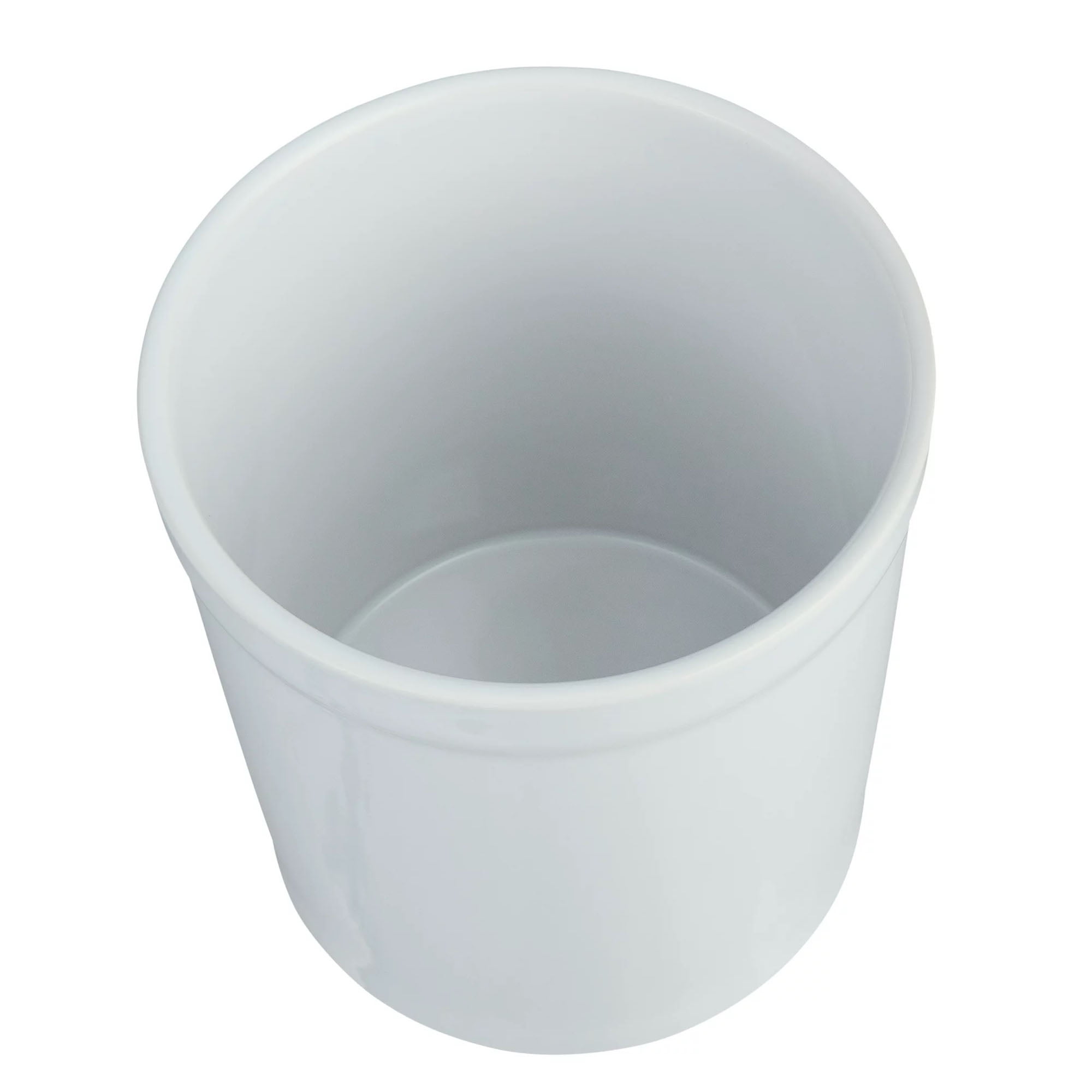 Mainstays White Glazed Ceramic Utensil Holder, 1 Piece