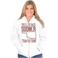 thumbnail image 4 of Sooner Than You Think Oklahoma Pride Zip Up Hoodie Men's Women's Brisco Brands X, 4 of 6