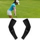 thumbnail image 2 of 1 par de mangas de golf con protección solar UV, manga de compresión para brazo deportivo Negro, 2 of 8