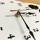 thumbnail image 4 of Reloj de pared acrílico con forma de perro con cola oscilante para decoración de habitación de niños, reloj con foto Blanco, 4 of 5