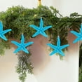 thumbnail image 6 of Honeeladyy Christmas Starfish Ornaments, Seaside Hanging Wall Decoration, Blue Beach Starfish Pendant for Home Restaurant Bedroom Bathroom Wedding Party Photo Props, 6 of 6