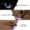thumbnail image 4 of MasteelfCA 2pcs LED Shoe Clip Lights Safety Lights Flash Gear Lamps for Night Running, 4 of 8