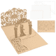 thumbnail image 1 of Tarjeta de boda emergente, tarjeta de boda para novios en 3D con sobre blanco, tarjetas de boda para bodas en la iglesia, regalo de boda romántico, tarjeta de felicitación para aniversario de bodas, 1 of 7