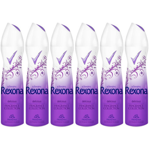 Rexona Body Spray Delicious Antiperspirant Deodorant for Women 150ml 6