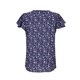 thumbnail image 4 of Gibobby Playera de Verano para Mujer Camisa casual manga corta plisada con cuello redondo para mujer(Azul,M), 4 of 5