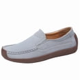 thumbnail image 2 of Loafers for Women Comfortable Business Casual Shoes Womens Dressy Slip On Office Work Flats Shoes Women's Solid Color Round Toe Penny Shoes, 2 of 9