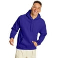 thumbnail image 1 of Hanes Mens EcoSmart Fleece Hoodie, L, Purple, 1 of 6