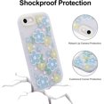 thumbnail image 5 of Case for iPhone SE 2022 / iPhone 7 / iPhone 8,  Light Yellow Flower Floral Design for Women Girl Full Body Slim Soft Protective Case TPU Cover for iPhone SE 2022/iPhone SE 2020/iPhone 7/iPhone 8, 5 of 13