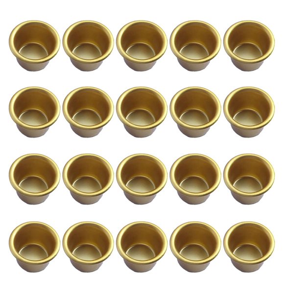 20 Pcs Metal Candle Insert for Taper Candles Decorative Candle Holder DIY Candle Holder Set for Tree Candles Table