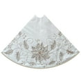 thumbnail image 2 of Kurt S. Adler TS0223 54 in. Ivory Holly Tree Skirt, 2 of 4