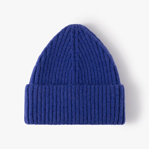 Kieccall Solid Color Knit Beanie for Cold Weather, Stretchy Warm Unisex Cuffed Hat for Outdoor Hiking Skiing, Soft Acrylic Blend One Size Fits Most Adults