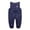 Navy Blue, variant on GYRATEDREAM Infant Toddler Baby Winter Snow Pants Down Puffer Warm Overall Boys Girls Zip up Snowsuit Windproof Fleece Lined for 6 Months-5 Years