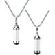 thumbnail image 1 of Zhuge 2 piezas de collar de frascos de vidrio, mini frascos de vidrio, colgantes de collar para hacer joyas, 1 of 5