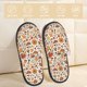 thumbnail image 2 of Fotbe Thanksgiving with Food Pantuflas Peludas para Mujer con Estampado, Zapatillas de Peluche, Zapatos de Invierno para Casa, Uso Interior y Exterior-Medium, 2 of 8