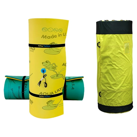 Aqua Lily Pad Original Floating Foam Island Bundle with Nylon Storage Bag