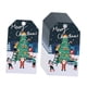 thumbnail image 3 of 100 etiquetas de papel , etiquetas colgantes con orificios, etiquetas navideñas, etiquetas para envolver regalos, suministros para Estilo D, 3 of 9