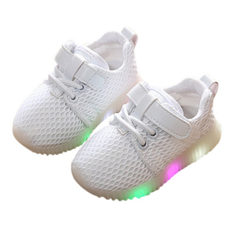 Newborn Toddler Baby Boys Girls Kids Luminous Sneakers Light Up Shoes LED Shoe
