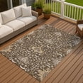 thumbnail image 3 of Addison Rugs Chantille Indoor/Outdoor Traditional Global Chocolate Machine Washable Rectangle Rug, 3' x 5', 3 of 8