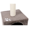 thumbnail image 3 of TRIXIE San Fernando Plush & Sisal 3-Level 41.7" Cat Tree, Scratching Posts & Condo, Gray, 3 of 7