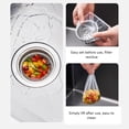 thumbnail image 4 of Mesh Drain Cover for Sourdough, Disposable Kitchen Sink Strainer Mesh Bag, Anti-Clogging Fine Mesh Food Catcher for Kitchen Sink & Bathroom Shower, 4 of 7