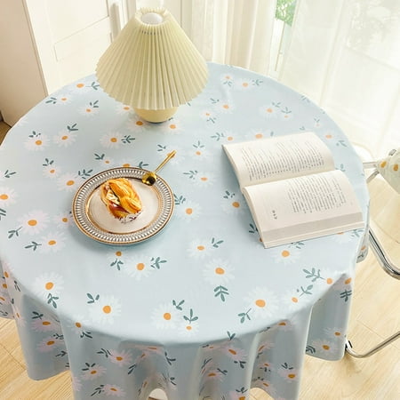 

Waterproof Table Cloth Rectangle Heavy Duty Wipeable Cover For Kitchen&Garden