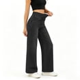thumbnail image 2 of XUNKUSGA Jeans for Women Summer Classic Elastic Waist Pull On Baggy Womens Jeans Casual Stretchy High Waisted Denim Women's Pants with Pockets,M, 2 of 8